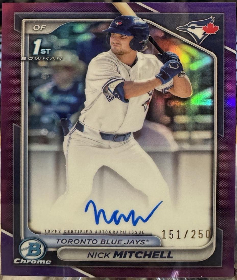 Nick Mitchell [Purple Refractor] #CPA-NMI
