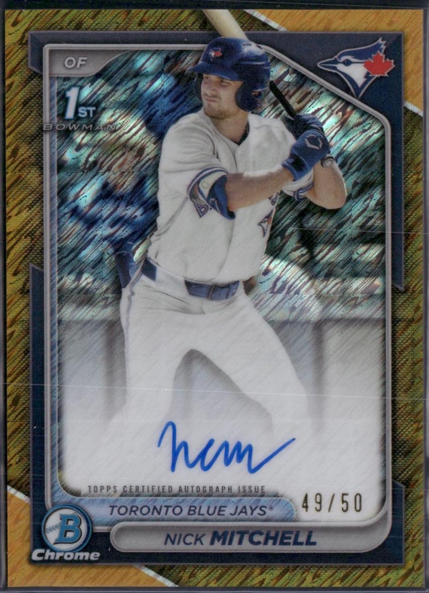 Nick Mitchell [Shimmer Gold Refractor] #CPA-NMI