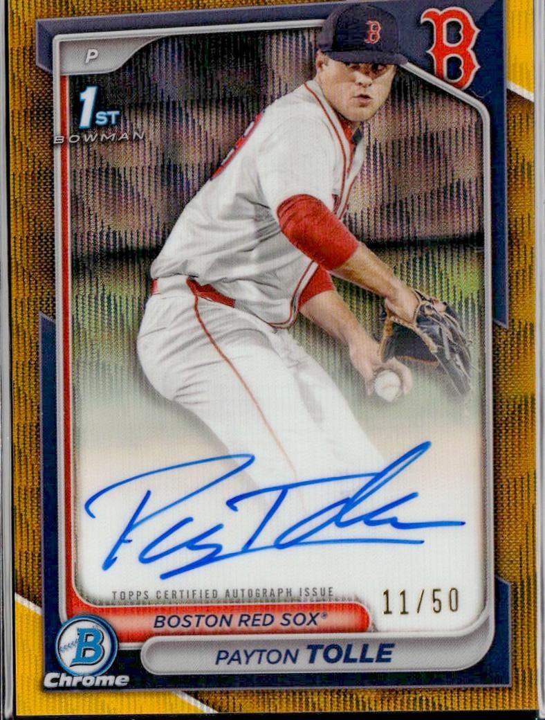 Payton Tolle [Gold Refractor] #CPA-PT