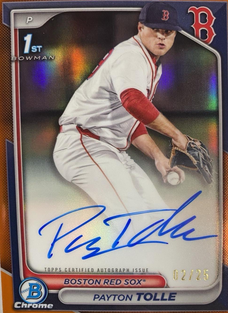 Payton Tolle [Orange Refractor] #CPA-PT