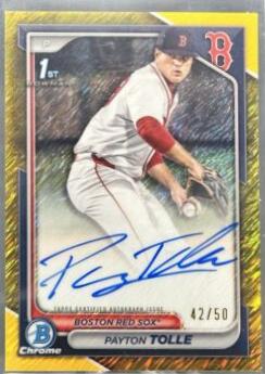 Payton Tolle [Shimmer Gold Refractor] #CPA-PT