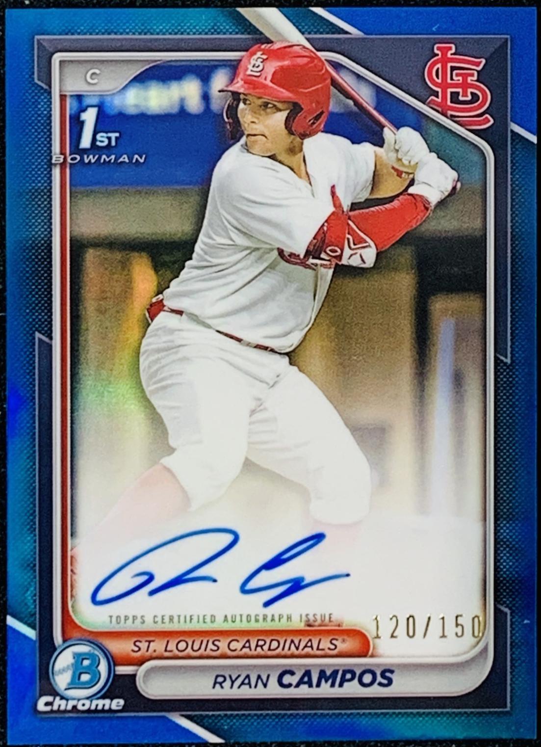 Ryan Campos [Blue Refractor] #CPA-RCA