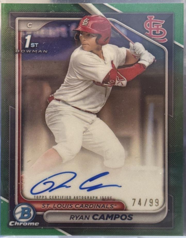Ryan Campos [Green Refractor] #CPA-RCA