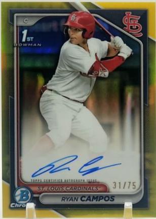 Ryan Campos [Yellow Refractor] #CPA-RCA