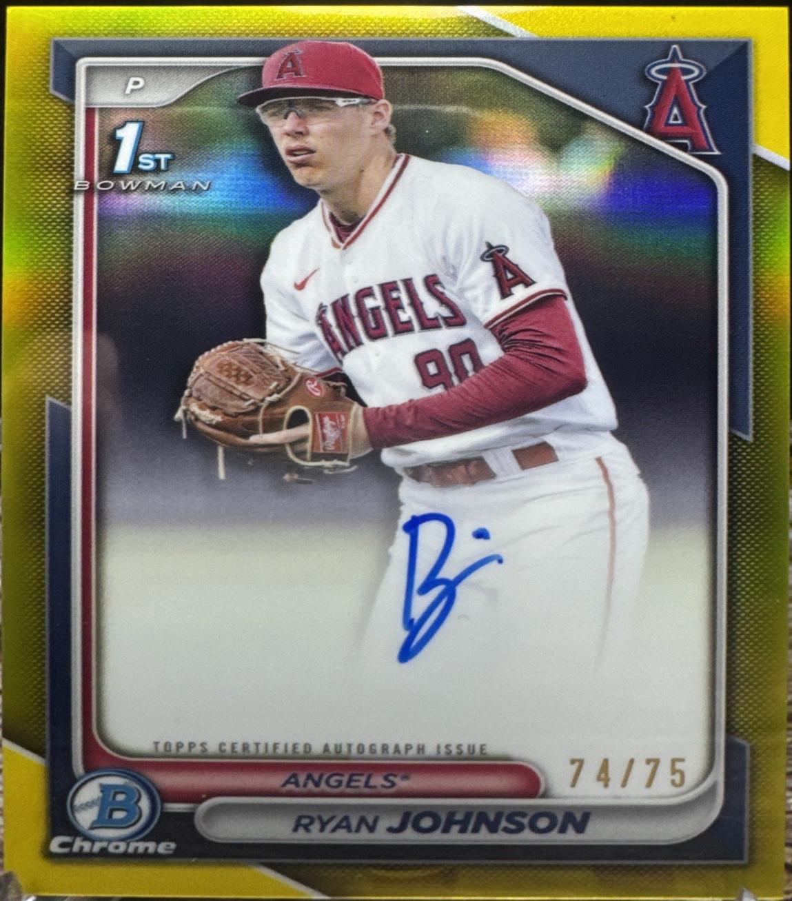 Ryan Johnson [Yellow Refractor] #CPA-RJ