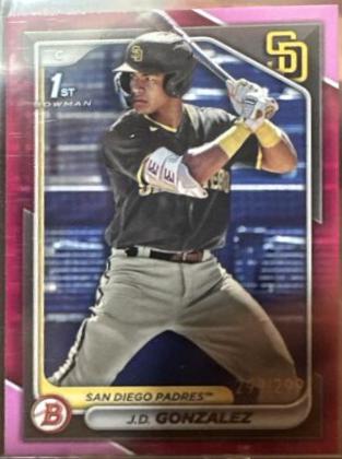 J.D. Gonzalez [Fuchsia] #BP-111
