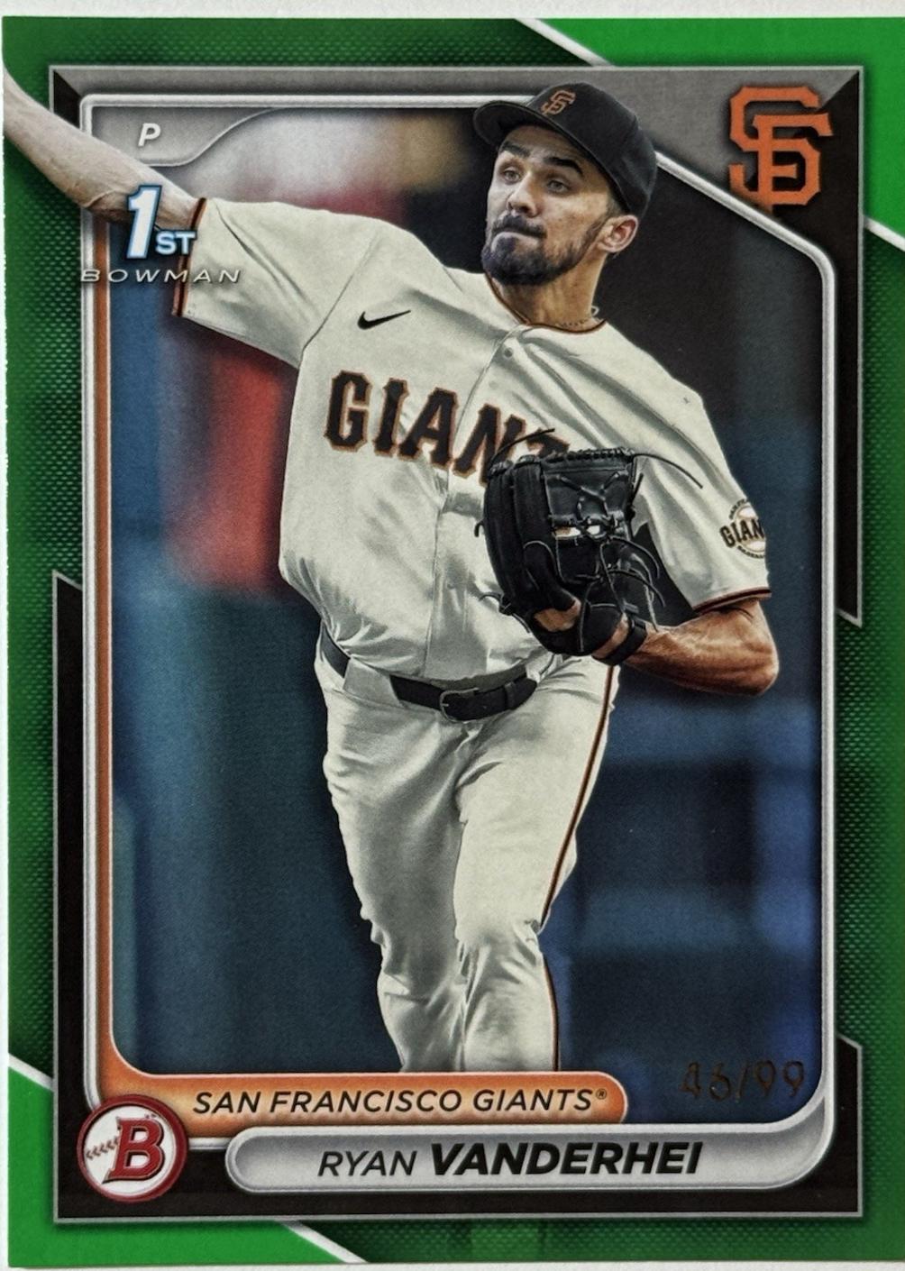 Ryan Vanderhei [Green Border] #BP-15