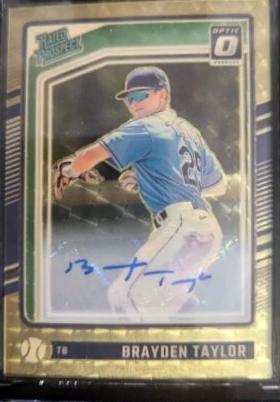 Brayden Taylor [Gold Vinyl Optic Signature] #171