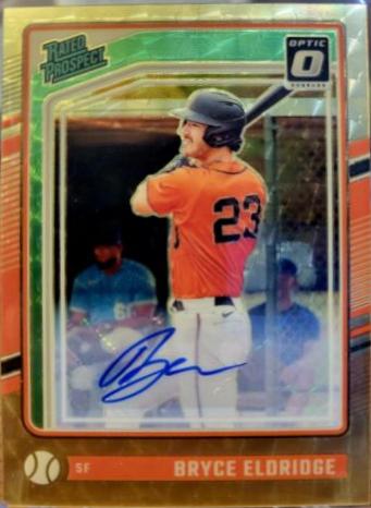 Bryce Eldridge [Gold Vinyl Optic Signature] #134