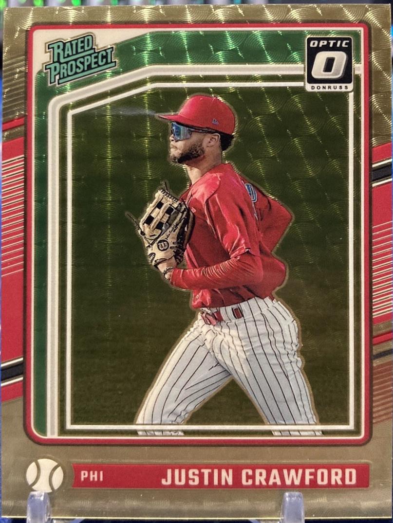Justin Crawford [Gold Vinyl Optic] #164
