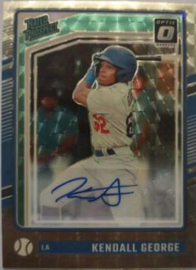 Kendall George [Gold Vinyl Optic Signature] #159