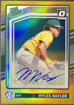 Myles Naylor [Gold Optic Signature] #196