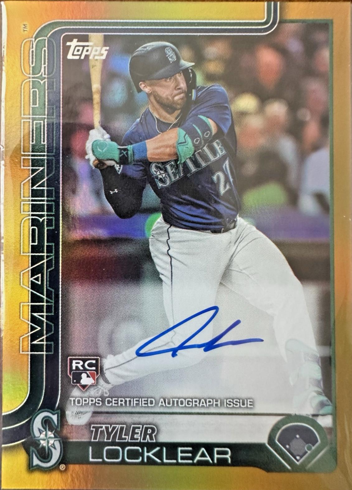 Tyler Locklear [Gold Foil Flagship Real One Autograph] #192