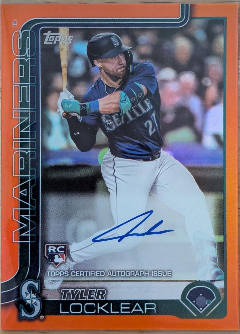 Tyler Locklear [Orange Foil Flagship Real One Autograph] #192