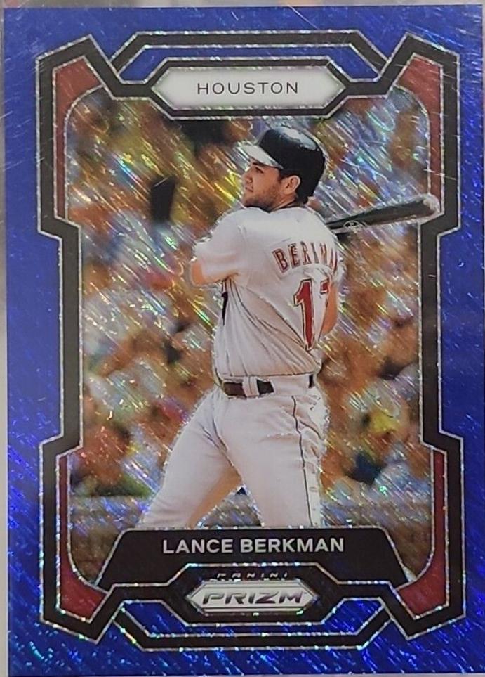 Lance Berkman [Blue Shimmer FOTL] #258