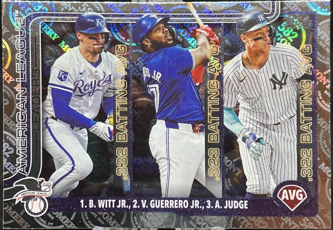 Vladimir Guerrero Jr. / Aaron Judge / Bobby Witt Jr. [Montgomery] #345