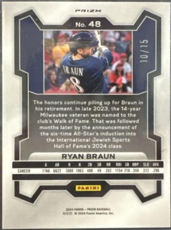 Ryan Braun [Blue Shimmer FOTL] #48