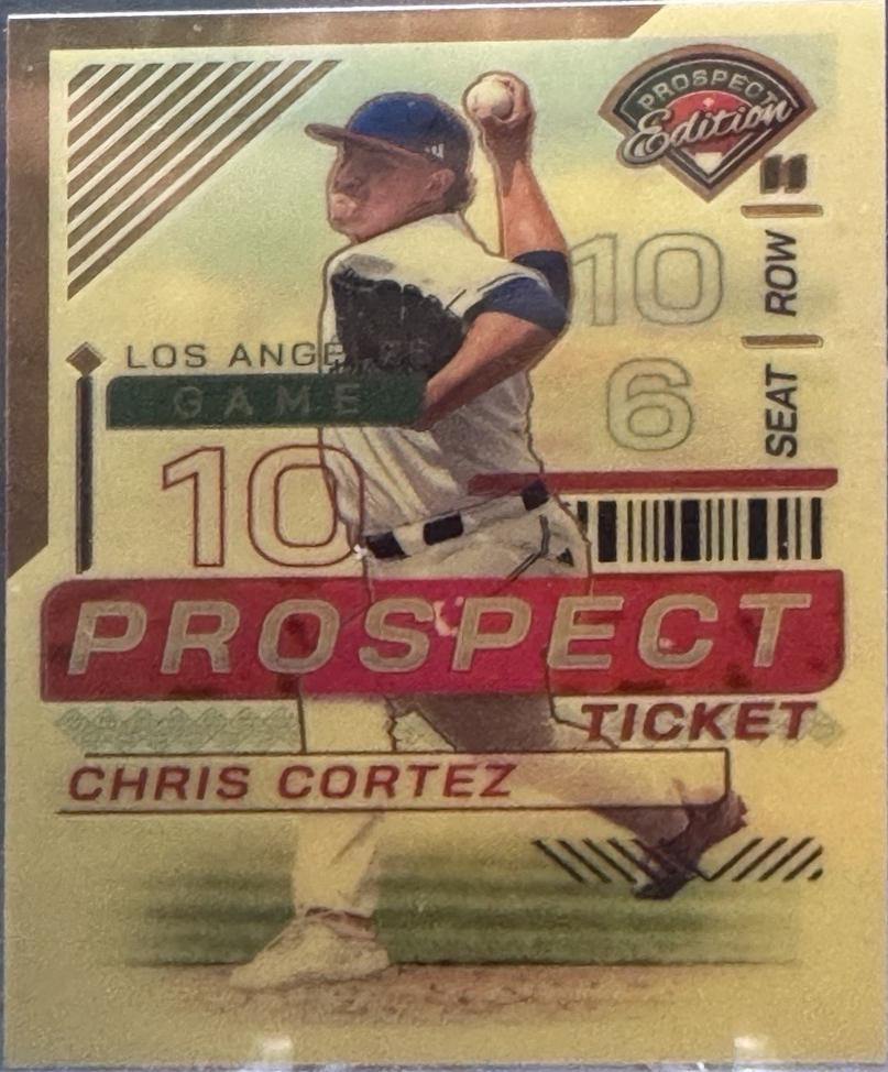 Chris Cortez [Gold Vinyl Ticket Holo] #118