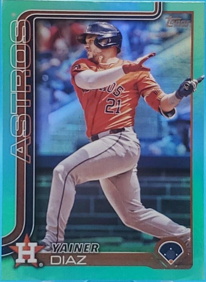 Yainer Diaz [Aqua Foil] #299