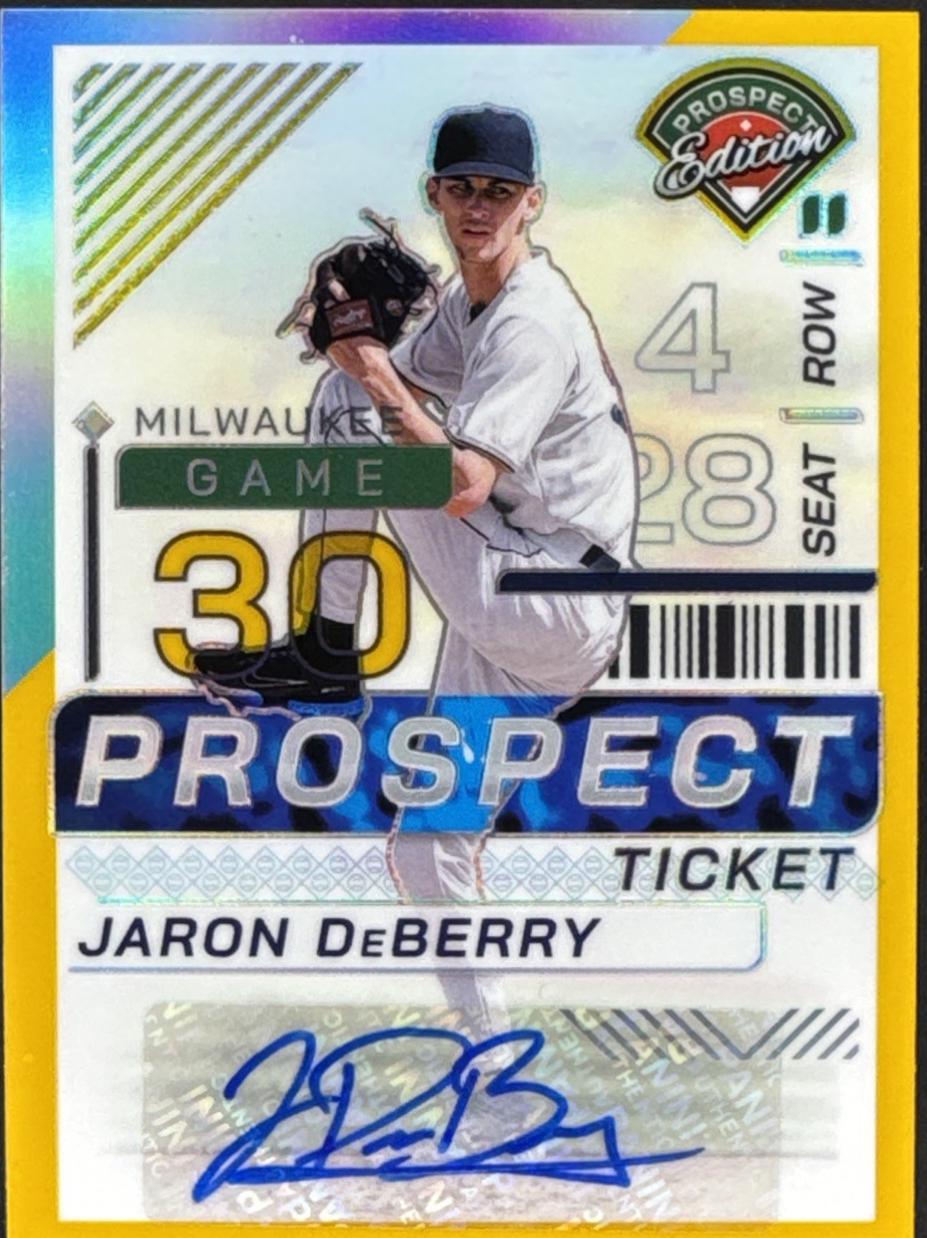 Jaron DeBerry [Gold Holo Ticket Signature] #113