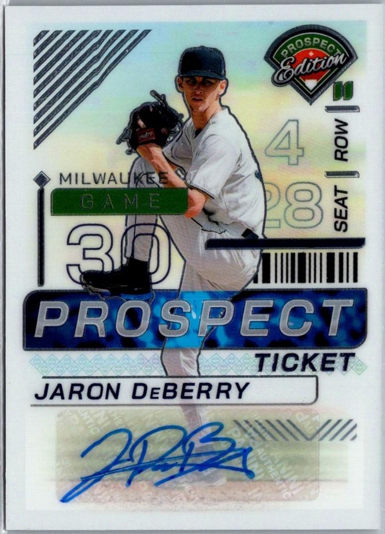 Jaron DeBerry [Silver Holo Ticket Signature] #113