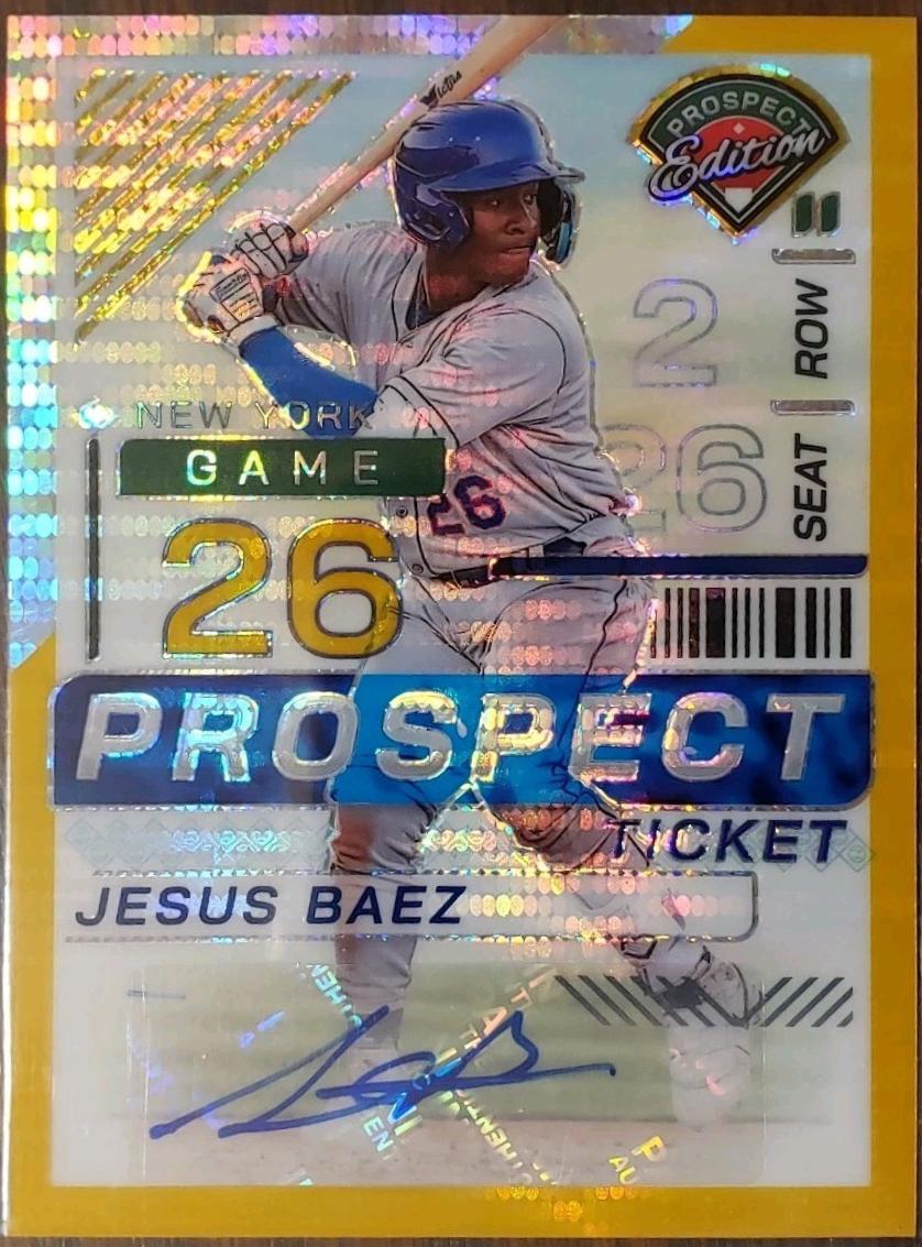 Jesus Baez [Gold Holo Ticket Signature] #104