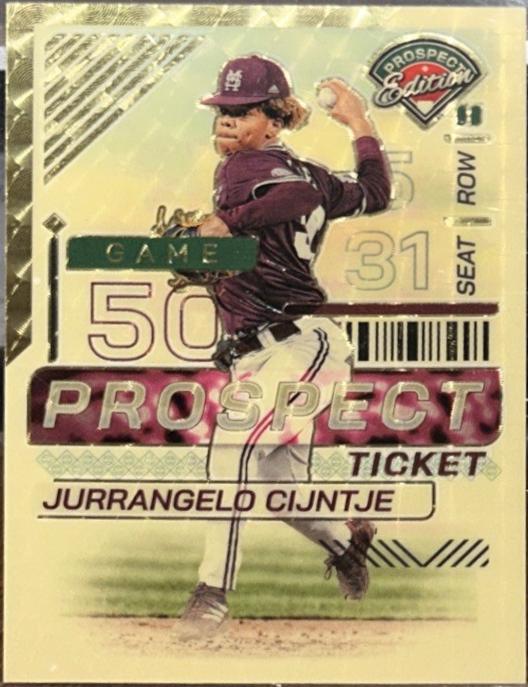 Jurrangelo Cijntje [Gold Vinyl Holo Ticket Signature] #188