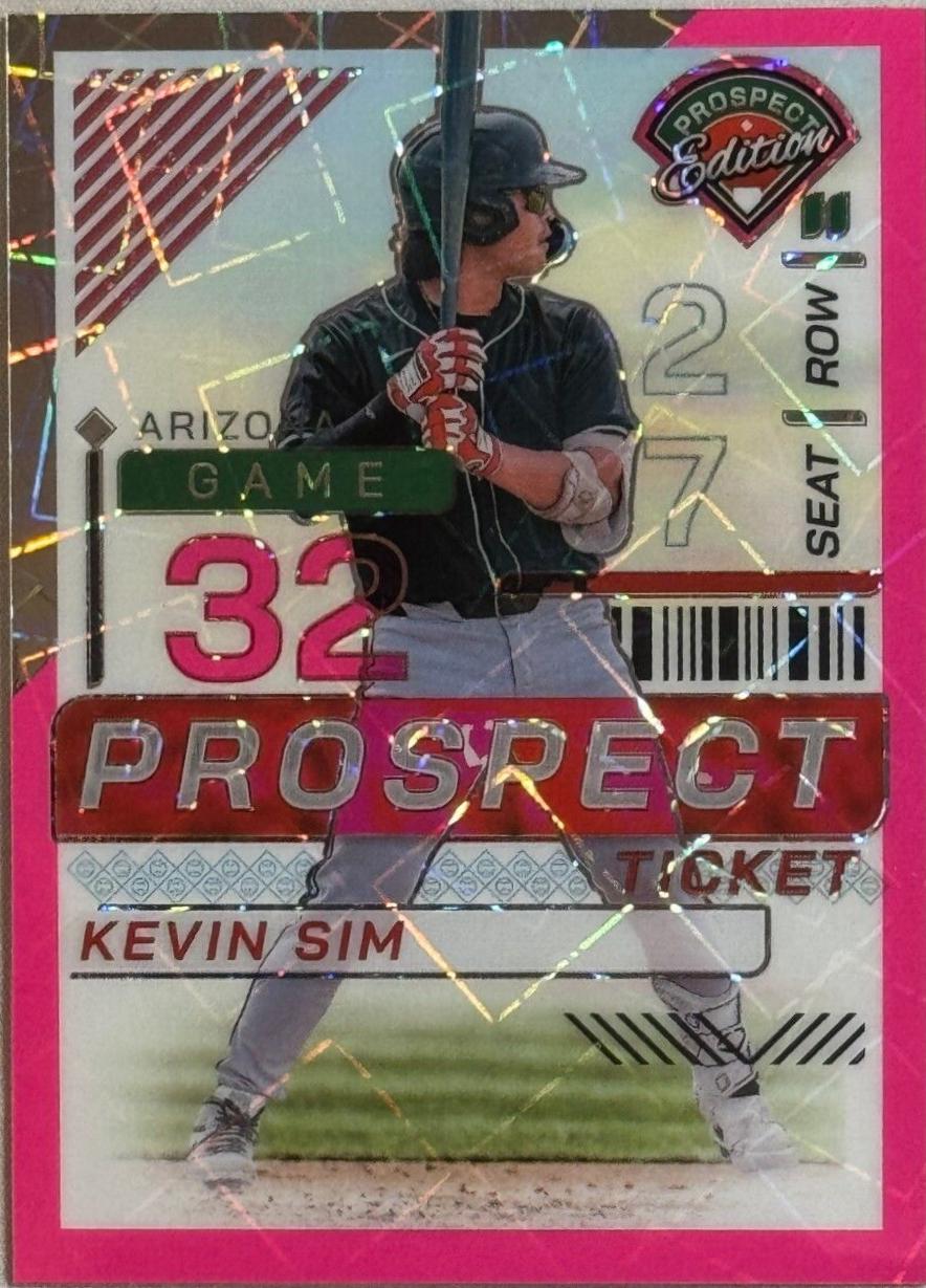 Kevin Sim [Pink Velocity Ticket Holo] #147