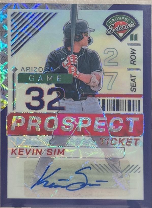 Kevin Sim [Purple Scope Holo Ticket Signature] #147