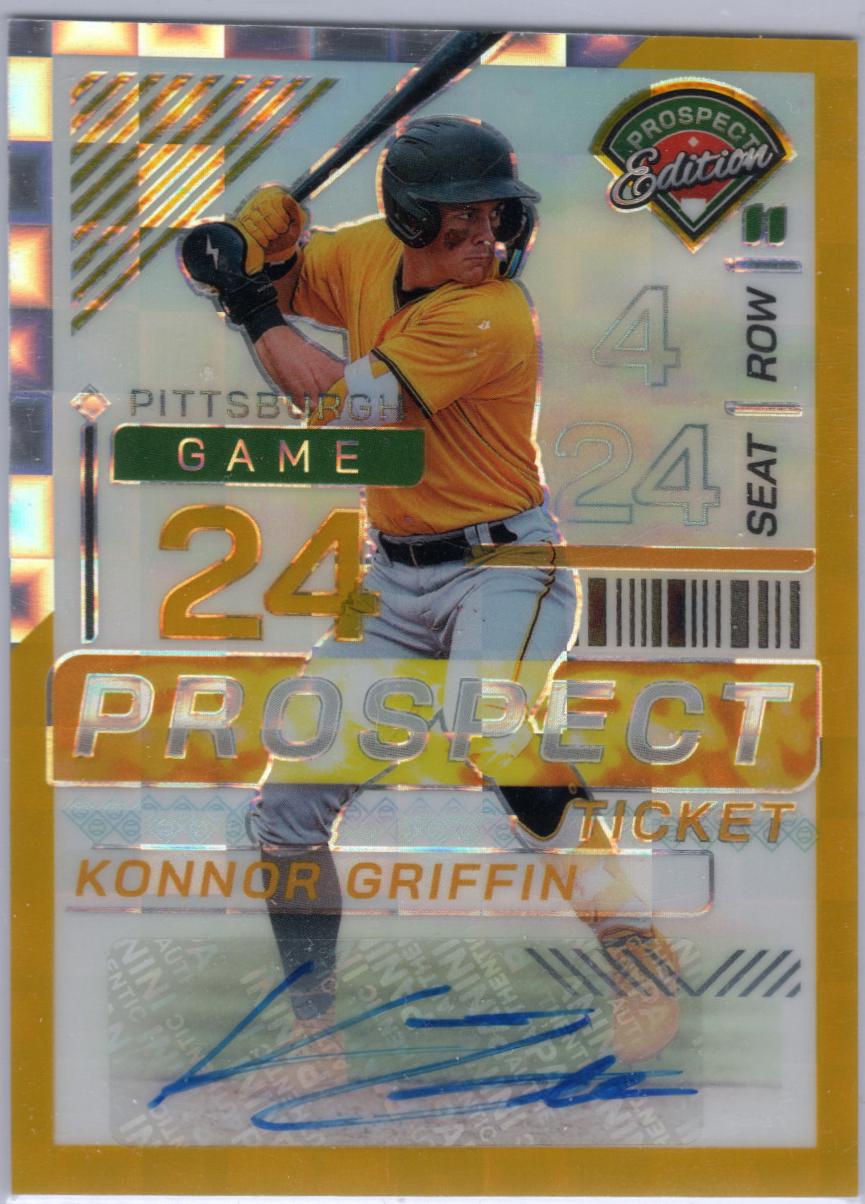 Konnor Griffin [Gold Pandora Holo Ticket Signature] #133