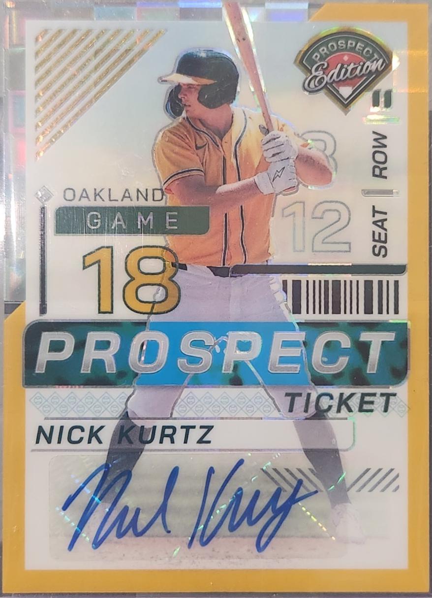 Nick Kurtz [Gold Pandora Holo Ticket Signature] #143