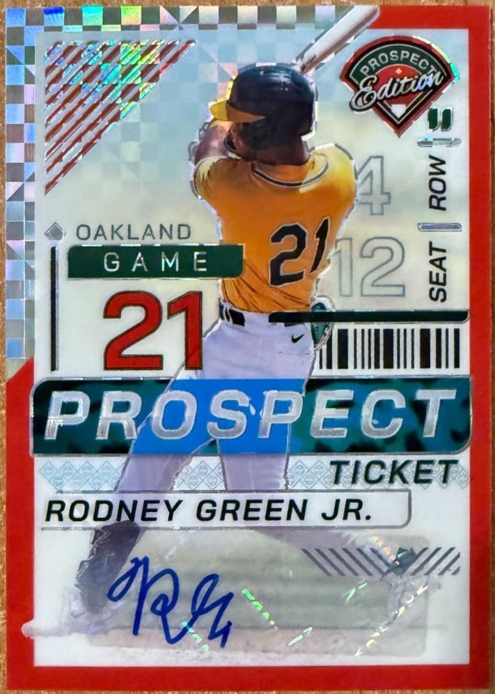 Rodney Green Jr. [Red Power Holo Ticket Signature] #153