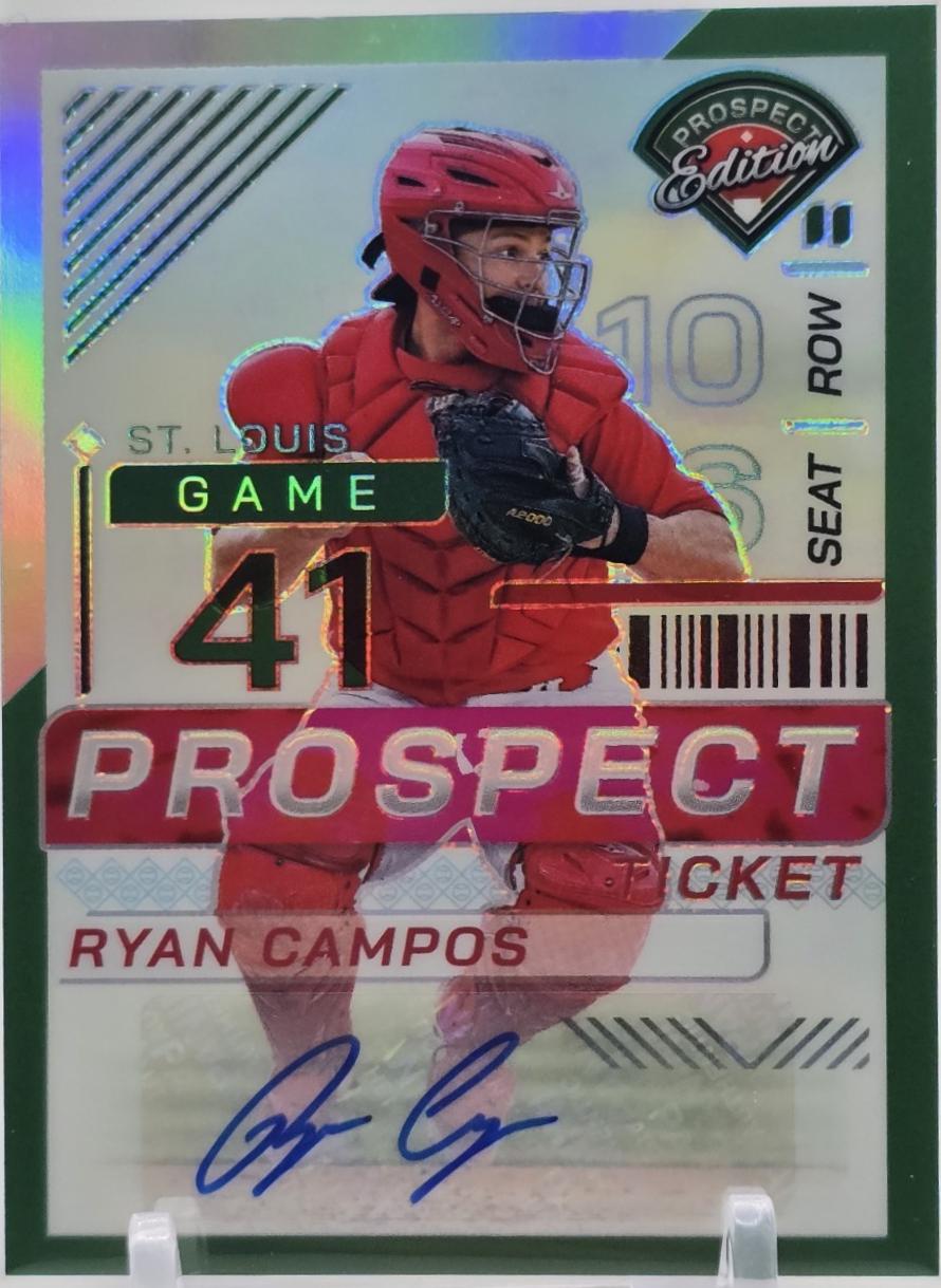 Ryan Campos [Green Holo Ticket Signature] #100