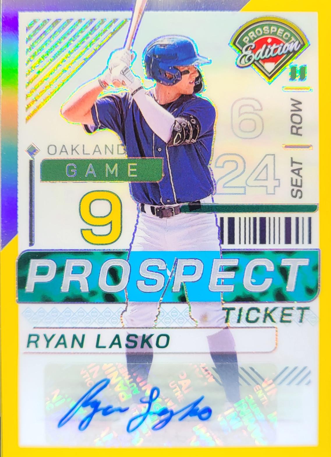 Ryan Lasko [Gold Holo Ticket Signature] #1