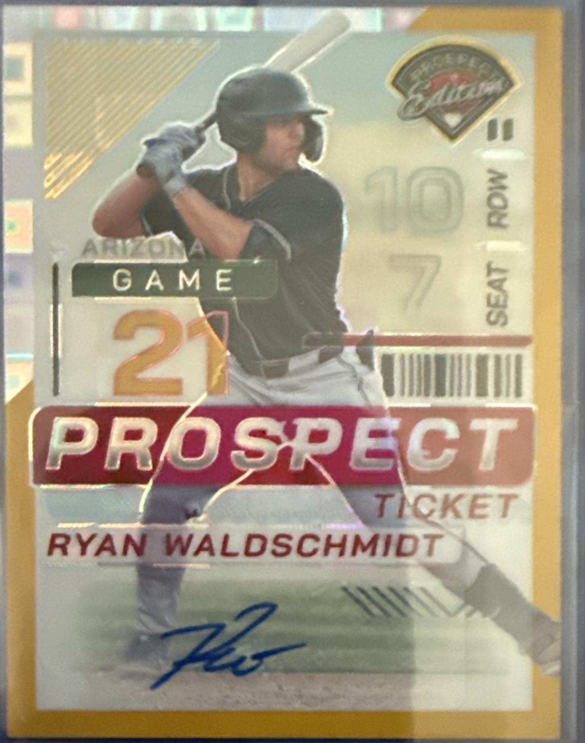 Ryan Waldschmidt [Gold Pandora Holo Ticket Signature] #120