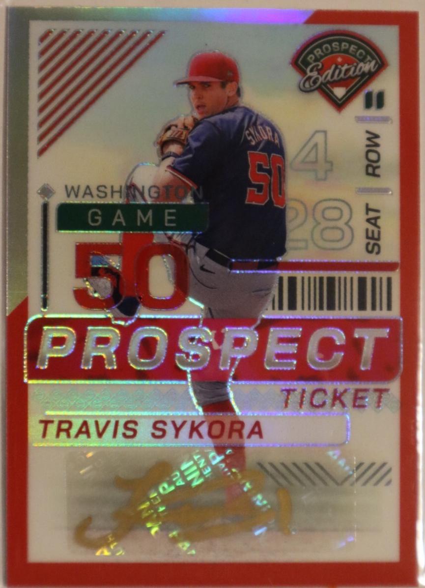 Travis Sykora [Gold Holo Ticket Signature] #91