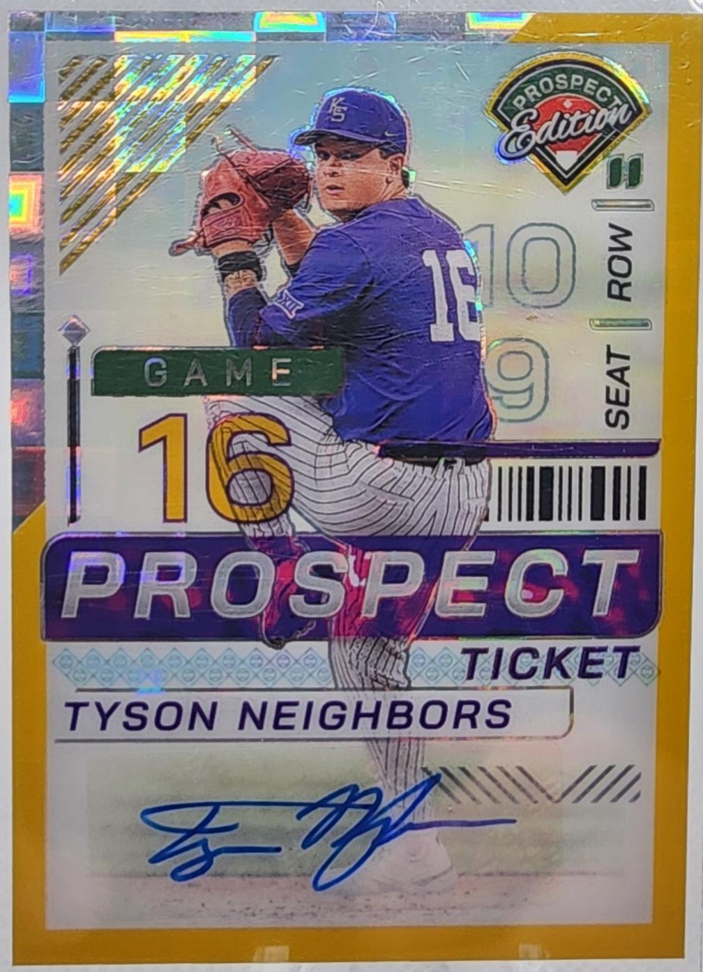 Tyson Neighbors [Gold Pandora Holo Ticket Signature] #65