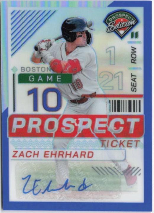 Zach Ehrhard [Blue Holo Ticket Signature] #175