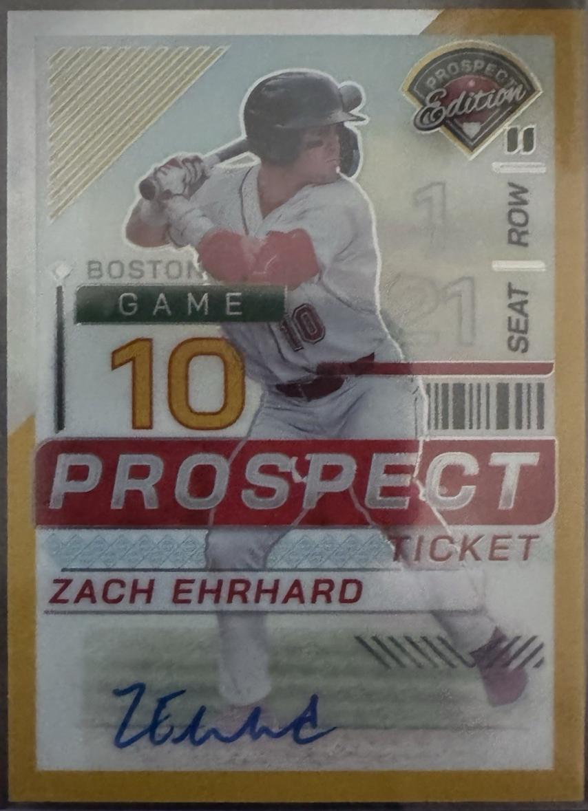 Zach Ehrhard [Gold Holo Ticket Signature] #175