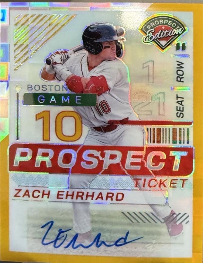 Zach Ehrhard [Gold Pandora Holo Ticket Signature] #175