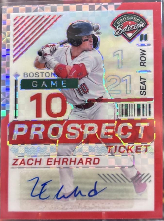 Zach Ehrhard [Red Power Holo Ticket Signature] #175