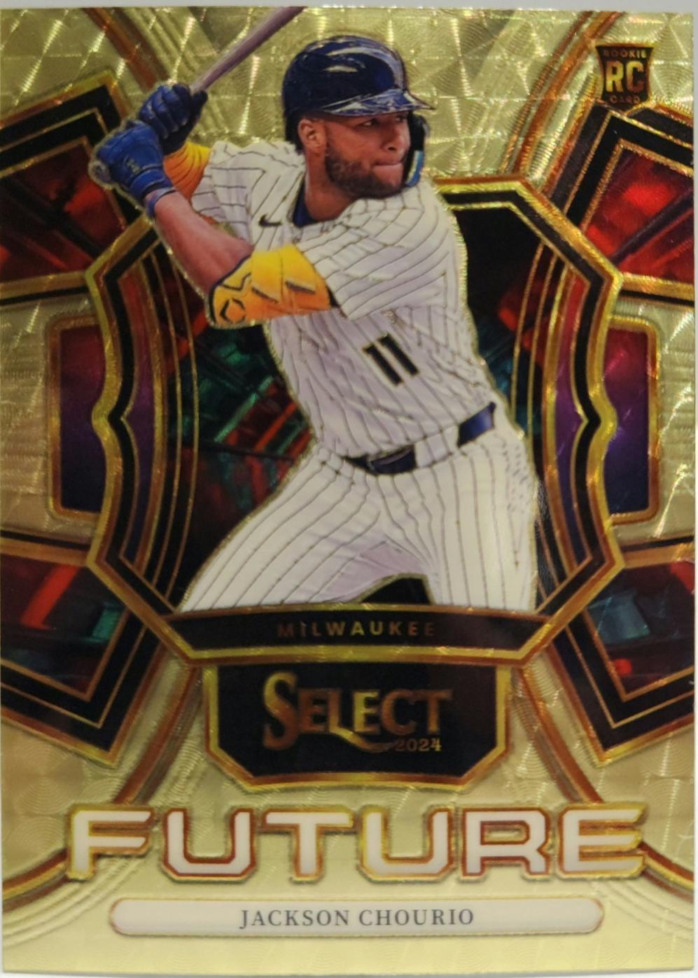 Jackson Chourio [Gold Vinyl Prizm] #6