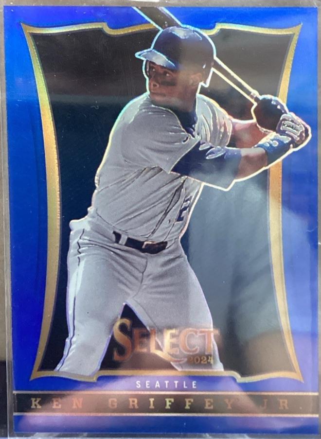 Ken Griffey [Black Blue Prizm] #46