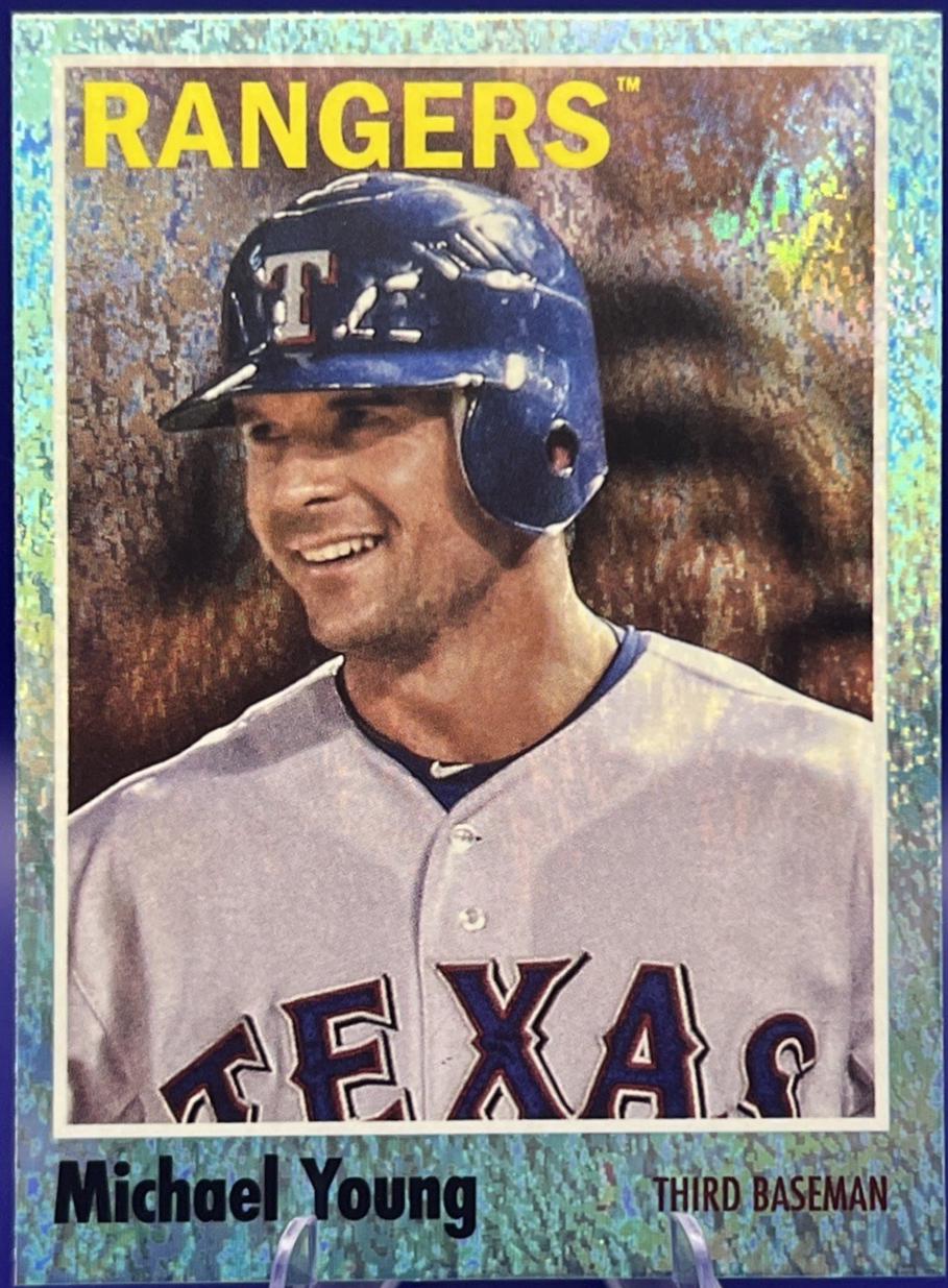 Michael Young [Aqua Sparkle Foilboard] #139