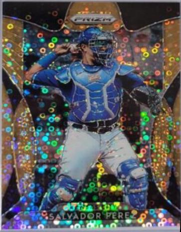 Salvador Perez [Neon Orange Donut Circles Prizm] #200