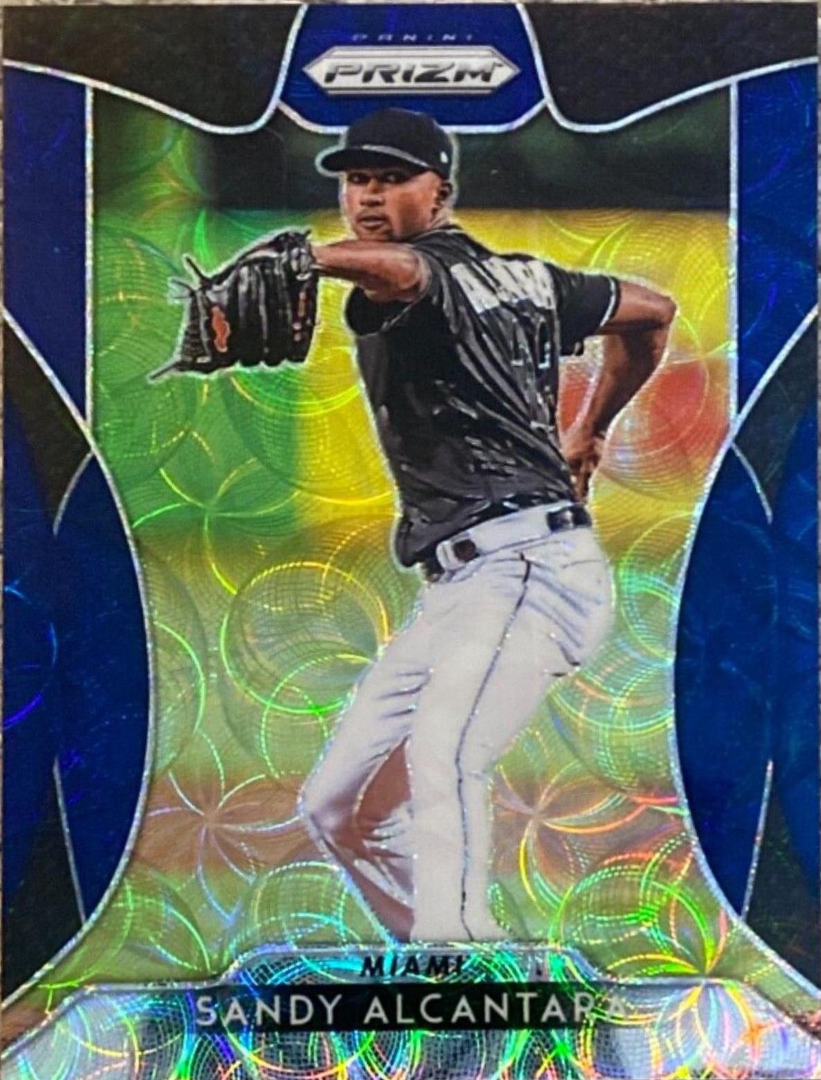 Sandy Alcantara [Navy Blue Kaleidoscope Prizm] #112