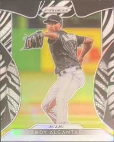 Sandy Alcantara [Zebra Stripes Prizm] #112