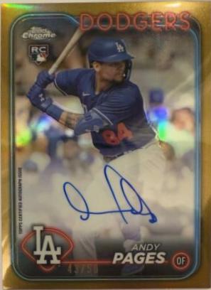Andy Pages [Gold Refractor] #RA-AP