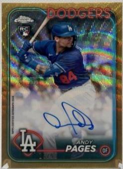 Andy Pages [Gold Wave Refractor] #RA-AP