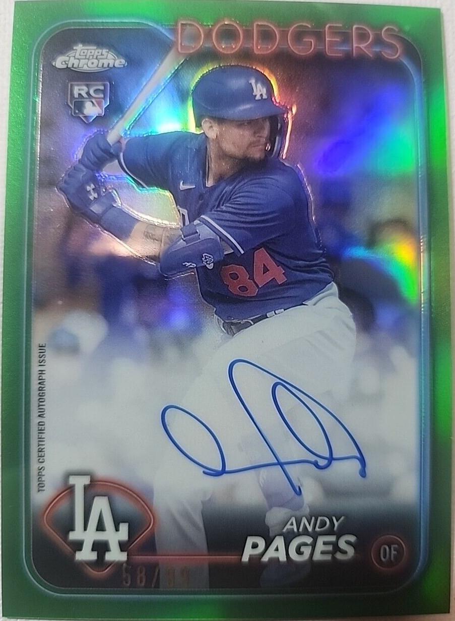 Andy Pages [Green Refractor] #RA-AP